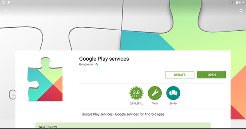 آپدیت مستقیم Google Play Services از Google Play Store